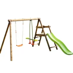 Aire De Jeux Avec Toboggan Menthe