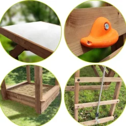 Aire De Jeux En Bois Feroe