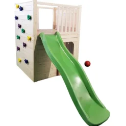 Aire De Jeux En Bois Sport Avec Toboggan