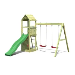 Aire De Jeux Flappi Avec Balancoire Double