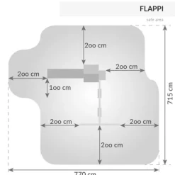 Aire De Jeux Flappi Avec Balancoire Double