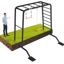 Aire De Jeux Playbase Large Avec Siege Bebe Balancoire Et Trapeze