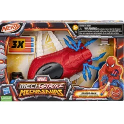 Arachno Blaster Spiderman - Nerf Marvel Mech Strike Mechasaurs