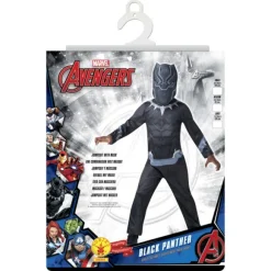 Avengers - Deguisement Classique Black Panther - Taille 5/6 Ans