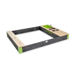 Bac A Sable En Bois Avec Cuisine Aksent 200 X 140
