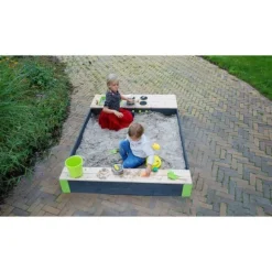 Bac A Sable En Bois Avec Cuisine Aksent 200 X 140