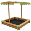 Bac A Sable En Bois Avec Parasol