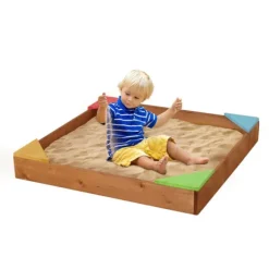 Bac A Sable En Bois Brut
