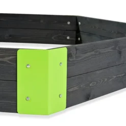 Bac A Sable En Bois Hexagonal Aksent 160 X 140 Cm