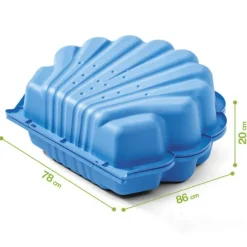 Bac A Sable En Plastique Coquillage Avec Couvercle