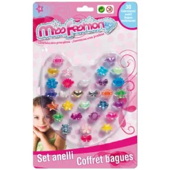 30 Bagues Multicolores