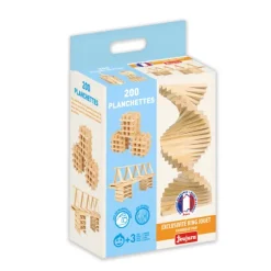 Baril De 200 Planchettes En Bois Naturel