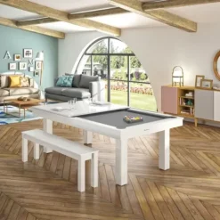 Billard Lafite Blanc Avec Plateau