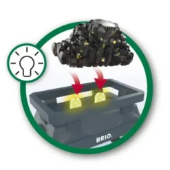 Brio World 33892-Train A Vapeur Avec Tunnel