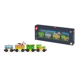 Brio World 33938-Wagon Cargo Rouge