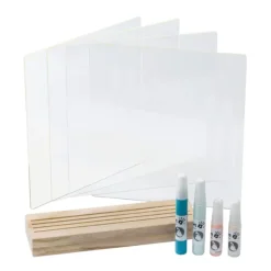 Cadre A Empreintes En Bois Family Prints