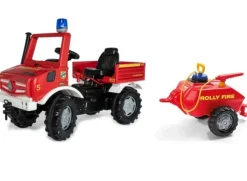 Camion A Pedales Unimog Pompiers Avec Citerne