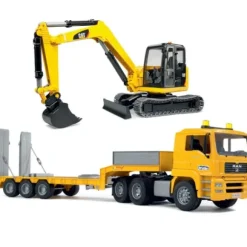 Camion De Chantier Telecommande Volvo Pelleteuse 60 Cm