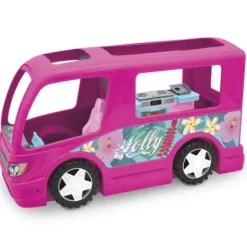 Camping Car De Poupee Lolly Avec Accessoires Et Effets Sonores