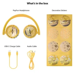 Casque Buddyphones Jaune