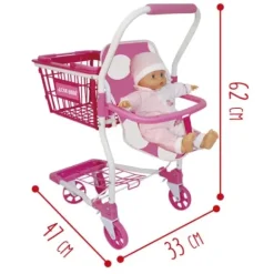 Chariot De Course Avec Siege Bebe