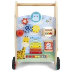 Chariot De Marche En Bois Multi-Activités