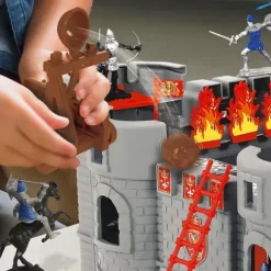 Chateau Fort Medieval Et Dragon - 50 Accessoires
