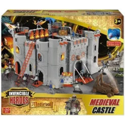 Chateau Fort Medieval Et Dragon - 50 Accessoires
