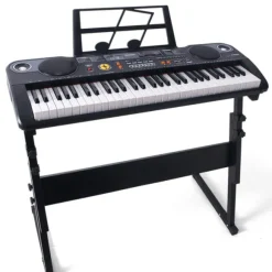 Clavier Piano Electronique 61 Touches Et Pied Support