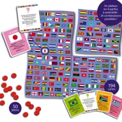Coffret Educatif Cherche Et Trouve - Les Drapeaux