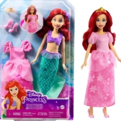 Coffret Poupee Ariel 2 En 1 - Disney Princesses