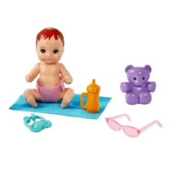 Coffret Poupee Barbie Skipper Baby-Sitter Poussette