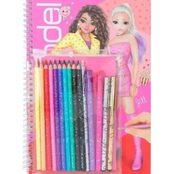 Coloriage Avec Crayons Top Model