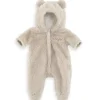 Combinaison Pilote Ourson - Grand Poupon 42 Cm