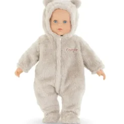 Combinaison Pilote Ourson - Grand Poupon 42 Cm