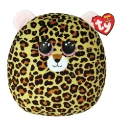 Coussin Peluche Leopard - 40 Cm