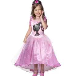 Deguisement Barbie Paillettes 5/6 Ans