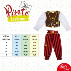 Deguisement De Pirate 3/5 Ans