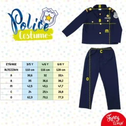 Deguisement De Policier 6/8 Ans