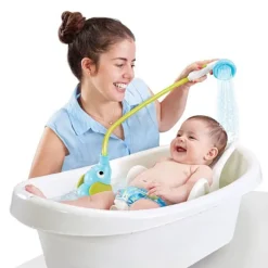 Douche De Bain Elephant Bleue