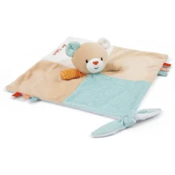 Doudou Carre De Tissus Ourson Mignon - Soft