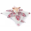 Doudou Faon Blanc Avec Petales Boh'Aime