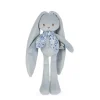Doudou Lapinoo Pantin Lapin Bleu 25 Cm