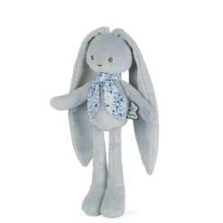 Doudou Lapinoo Pantin Lapin Bleu 25 Cm