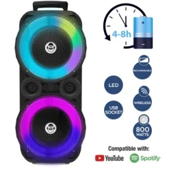Enceinte Musicale Avec Jeux De Lumiere Djx-801
