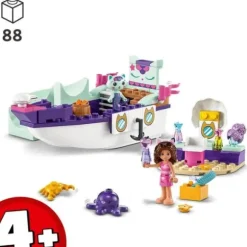 10786 - ® Gabby Et La Maison Magique - Le Bateau Et Le Spa De Gabby Et Marine