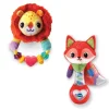 Hochet Malo Le Renardeau Ou Leo Le Lionceau - Baby Loulous