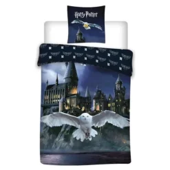 Housse De Couette Reversible Harry Potter 140 X 200