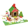 Jeu De Construction En Bois La Maison Du Pere Noel 50 Pieces