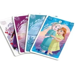 Jeu De 7 Familles 4 En 1 - La Reine Des Neiges
